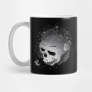 Skull Galaxy Black and White by Tobe Fonseca Mug